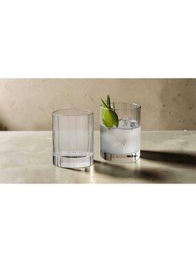 Luigi Bormioli Bach Rocks Glasses - Set of 2.  Made in Italy